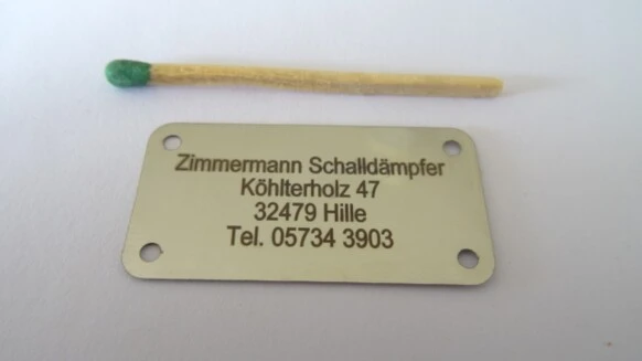 Modellflugschilder 20x40 Modellflugschild eckig 20x40