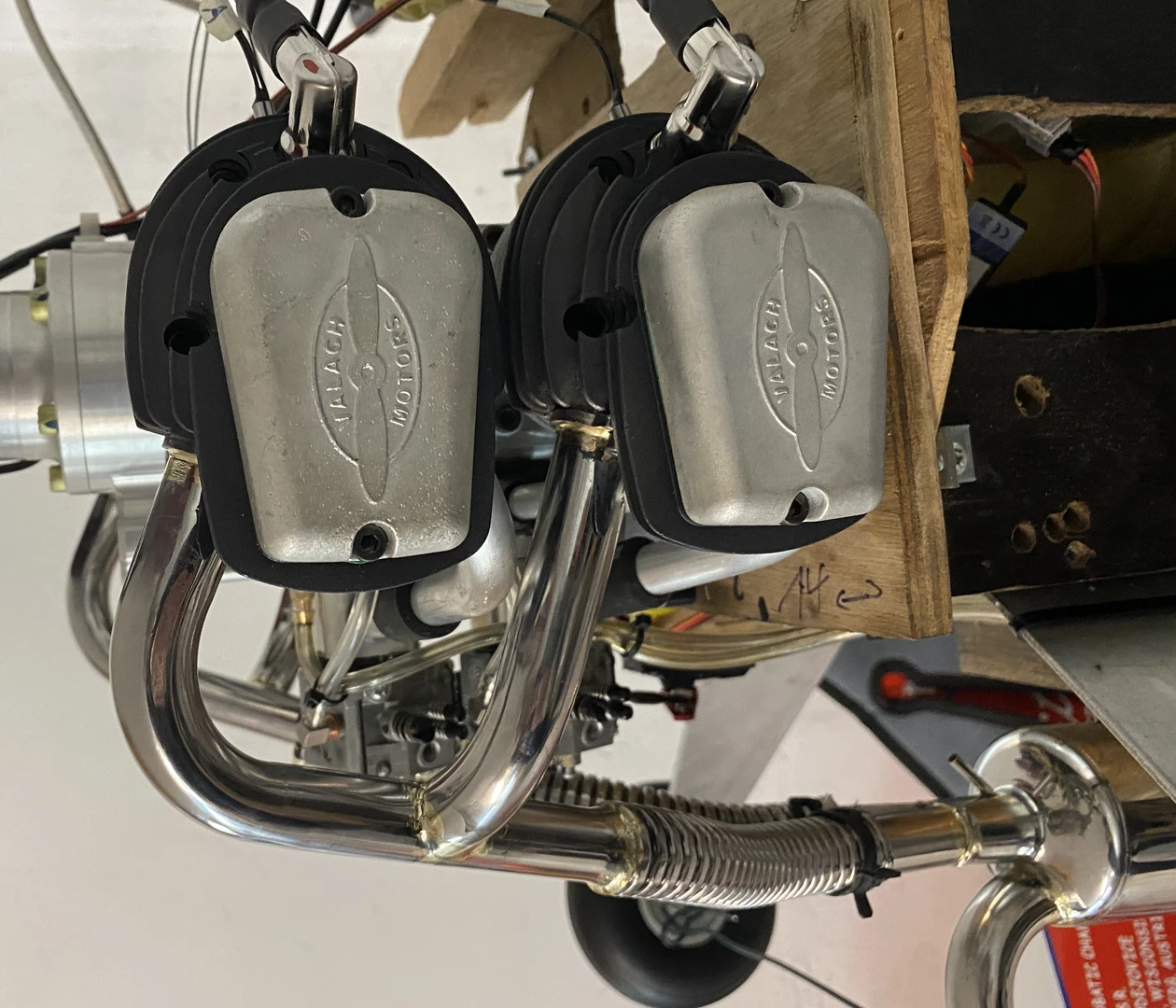 Y-Externdämpferset inkl. 2 Y-Krümmer / Y-Silencerkit incl. 2 Y-Manifold for Fiala/Valach 280